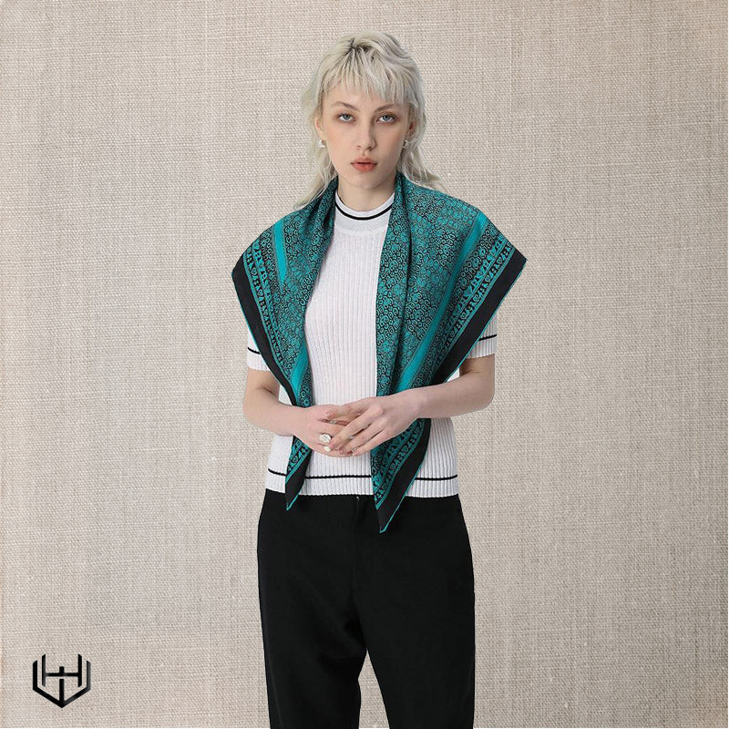 Carré soie femme Harry Wesson