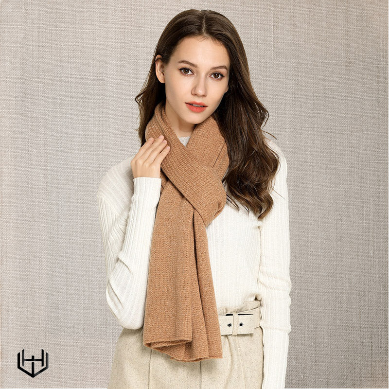 Echarpe cachemire femme Harry Wesson 40 cm x 200 cm