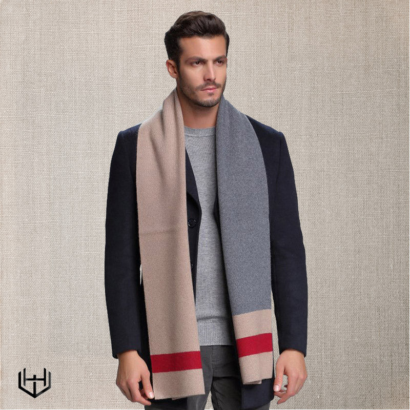 Echarpe cachemire homme Harry Wesson