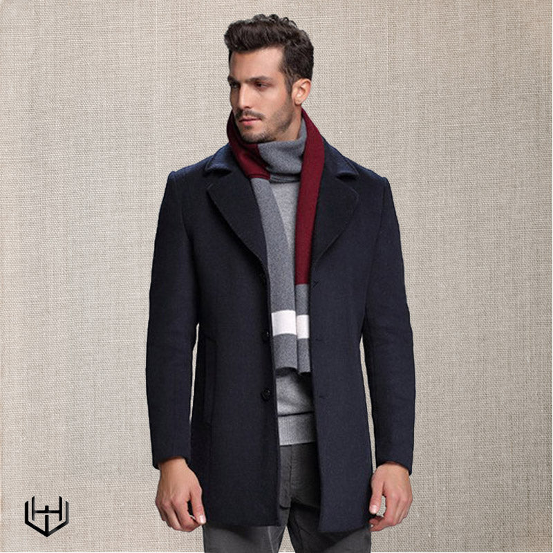 Echarpe en cachemire homme Harry Wesson 30 cm x 180 cm