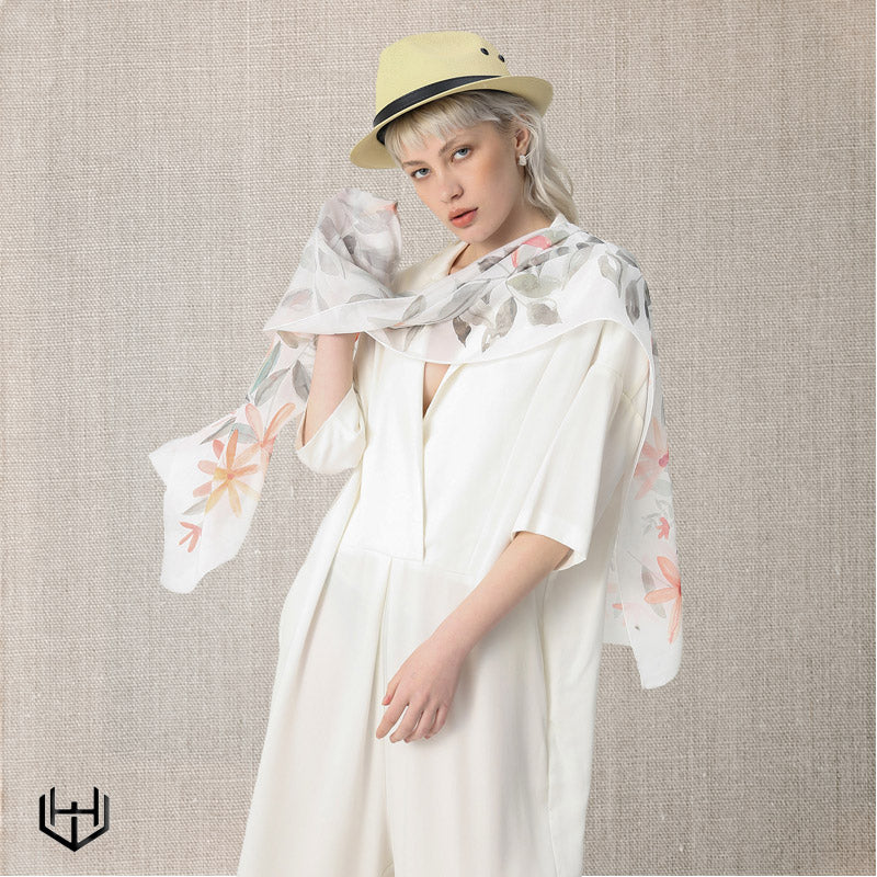 Echarpe en soie pour femme Harry Wesson