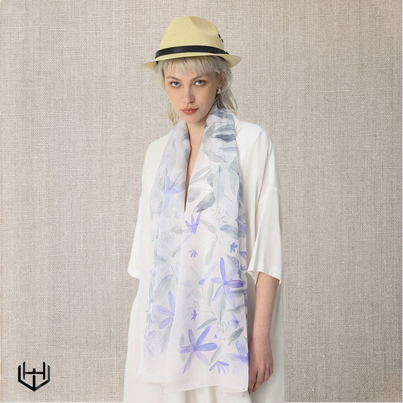 Echarpe en soie pour femme Harry Wesson