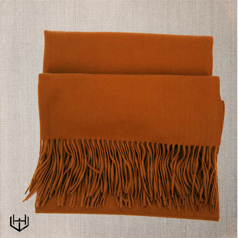 Echarpe homme cachemire Harry Wesson 70 cm x 175 cm