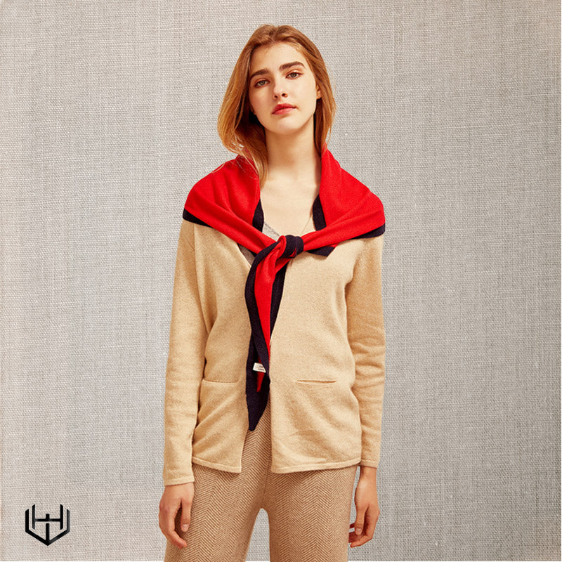 Foulard cachemire femme Harry Wesson 35 cm x 170 cm