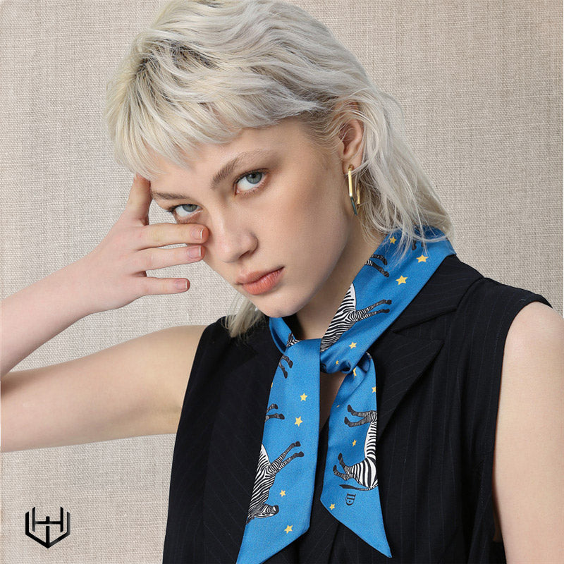 Foulard en soie Harry Wesson