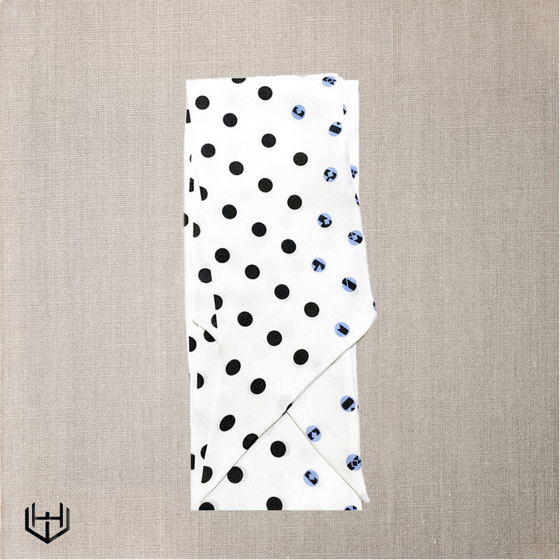 Foulard soie femme Harry Wesson 10 cm x 180 cm