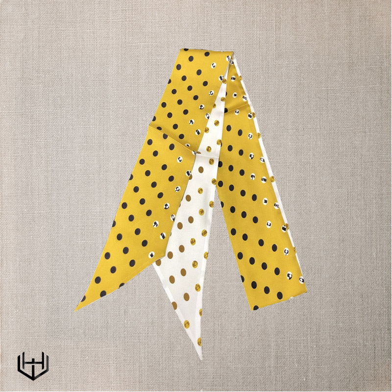 Foulard soie femme Harry Wesson 10 cm x 180 cm