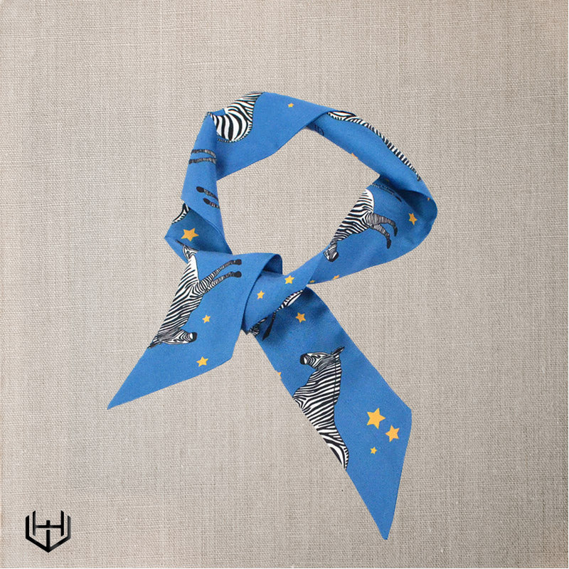 Foulard soie femme Harry Wesson 5 cm x 90 cm